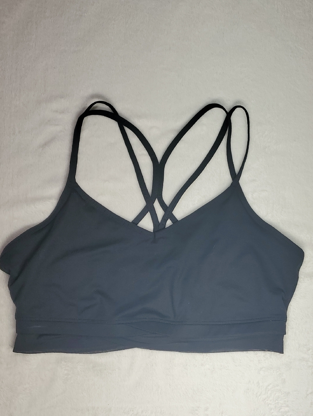 All In Motion Black Strappy Sports Bra Women's XXL